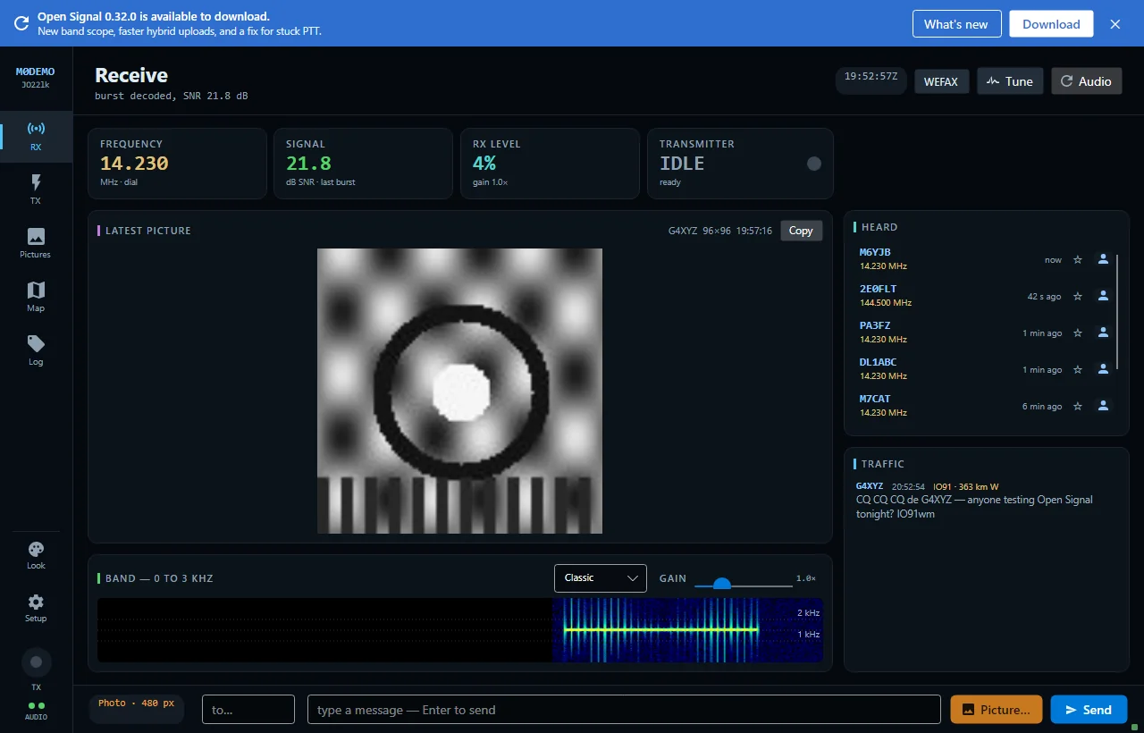 The app rendered in the Midnight theme, with a deeper black background.